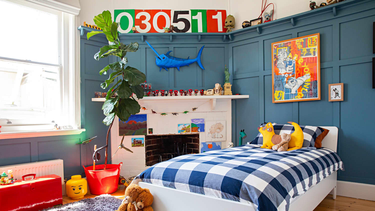 Wes Anderson Inspired Kids Room Design Cubby